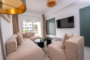 Tradition Meets Modern: 2BR Flat in Rabat Hassan